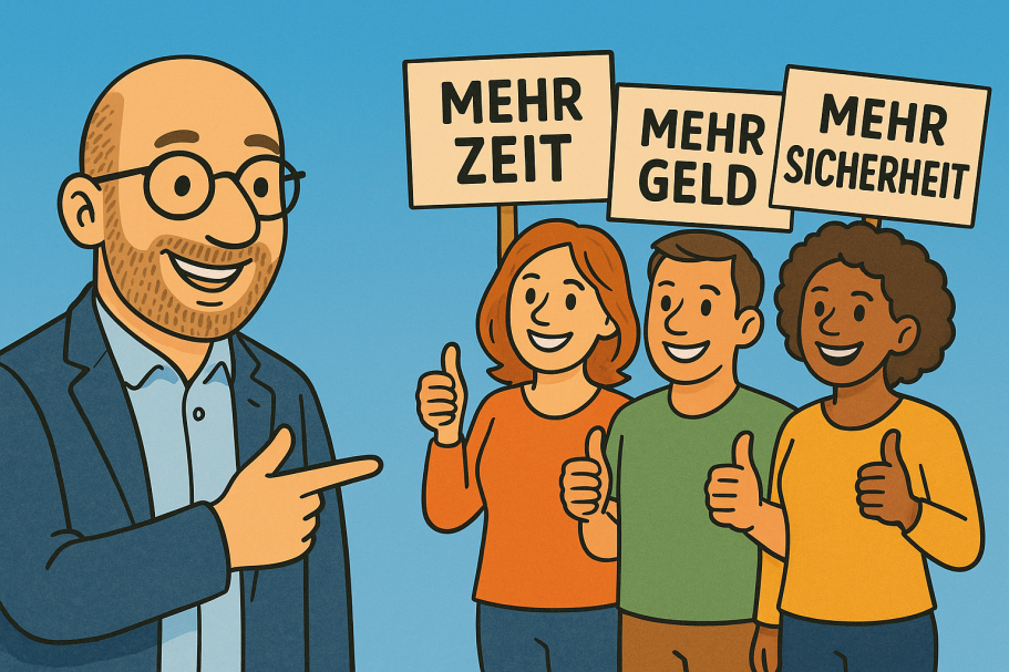 Mehr Zeit - Mehr Geld - Mehr Sicherheit